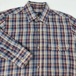 Levi's Vintage 80s Men's Button‎ Up Long Sleeve Shirt Plaid Small Multicolor USA